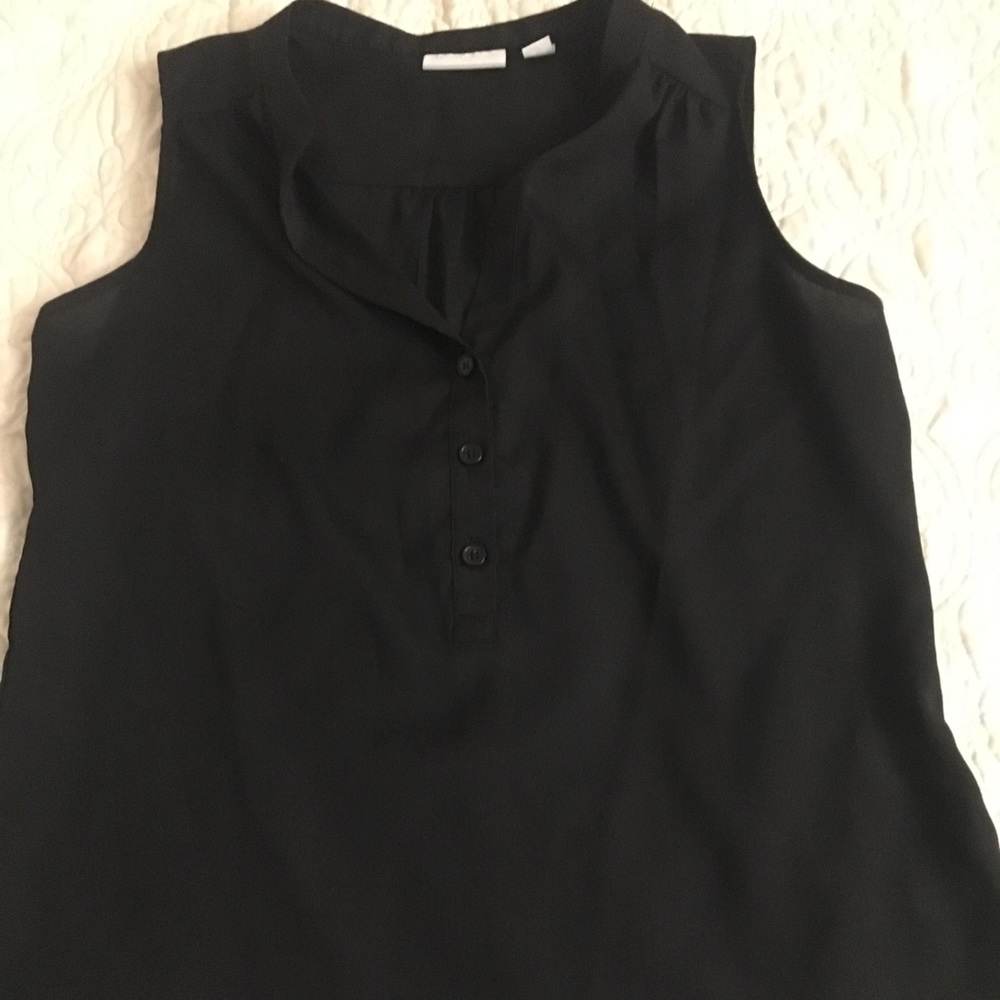 NY&C Black sleeveless blouse